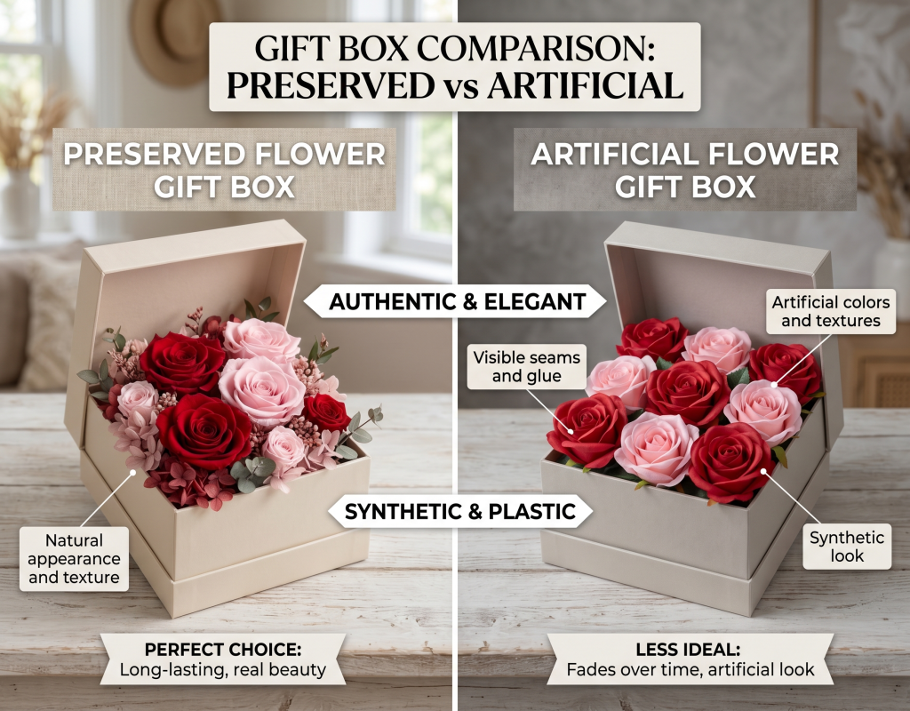 Preserved Flowers vs. Artificial Flowers: Why You—A Connoisseur of Quality—Will Ultimately Choose the Former