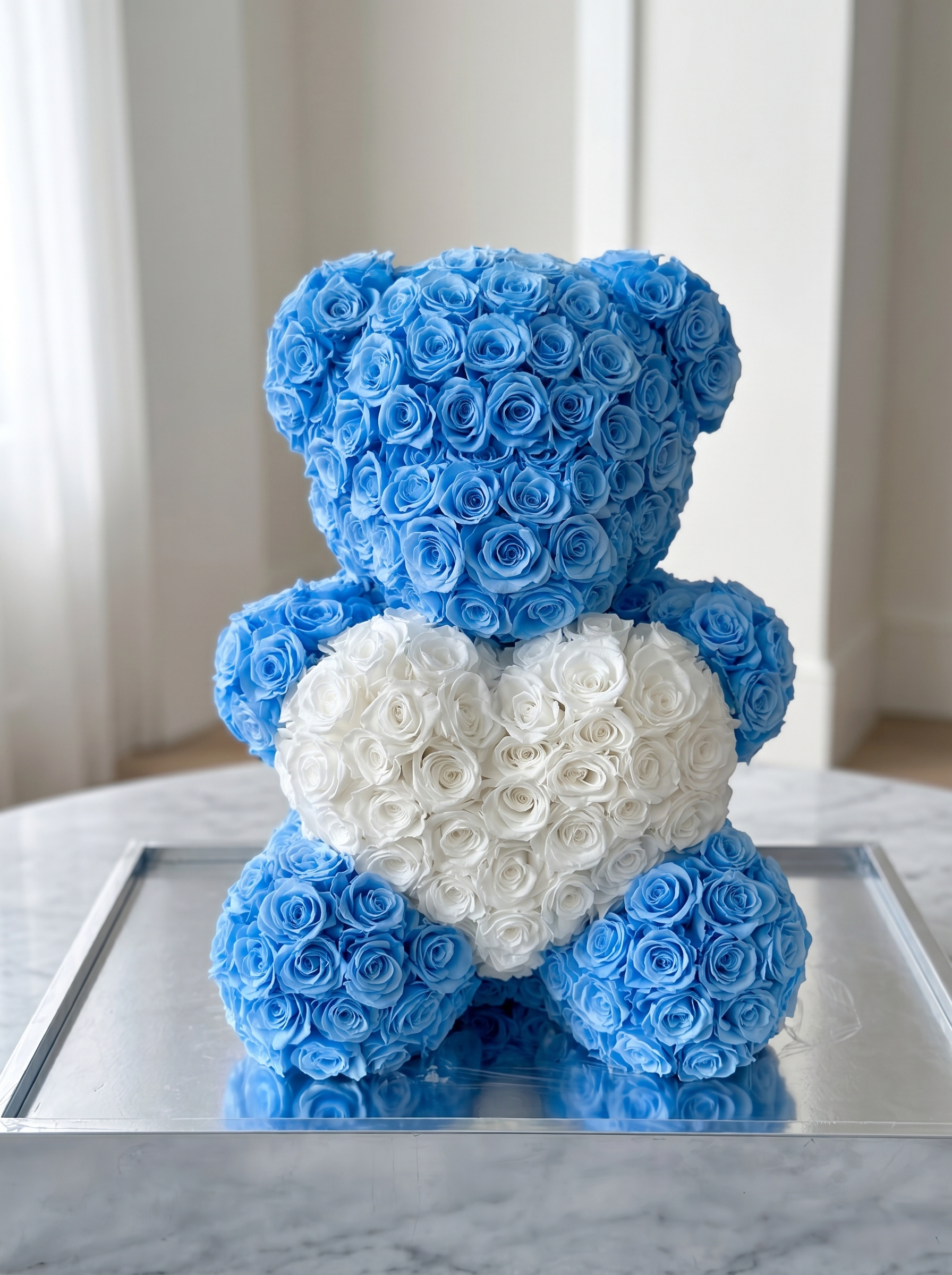 Heart Rose Bear