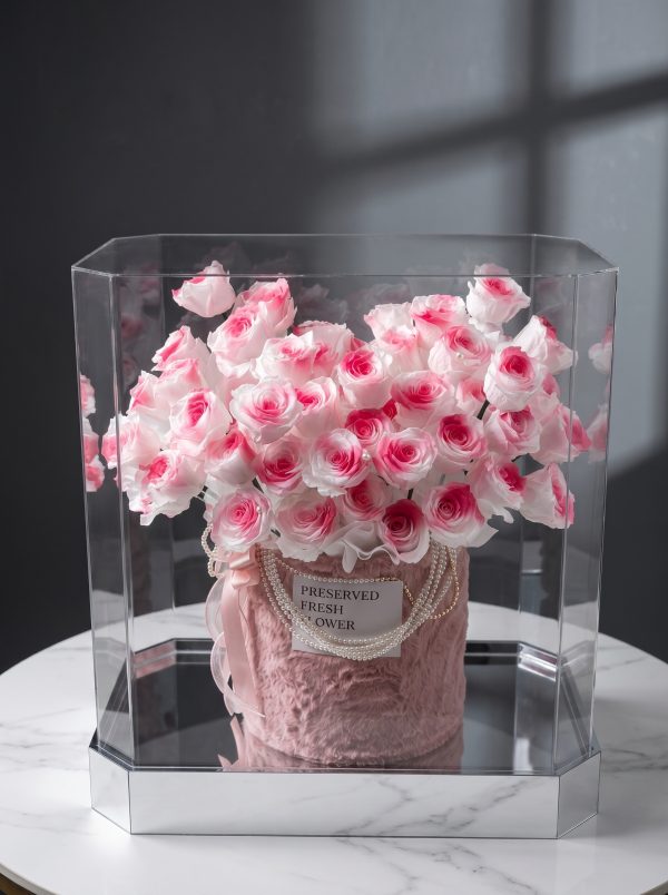 Bucket Bouquet of 52 Giant Roses