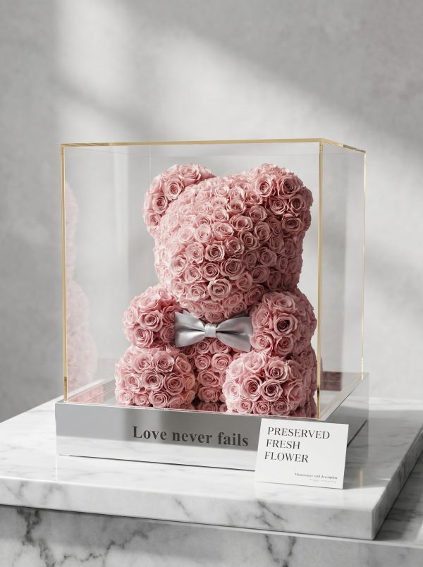 Bowknot Rose Teddy