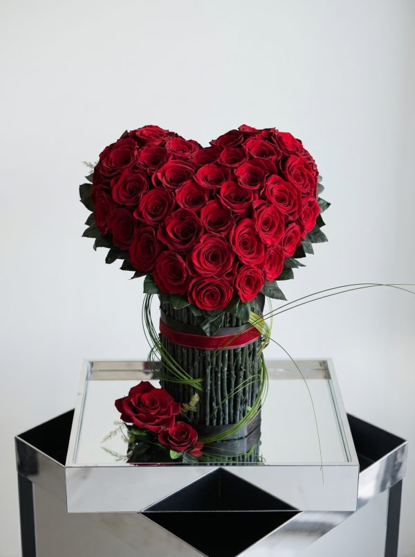Large 3D Heart Potted Plant