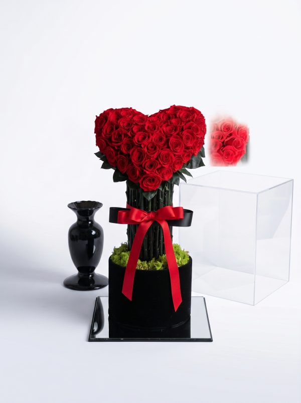 Small 3D Heart Potted Plant