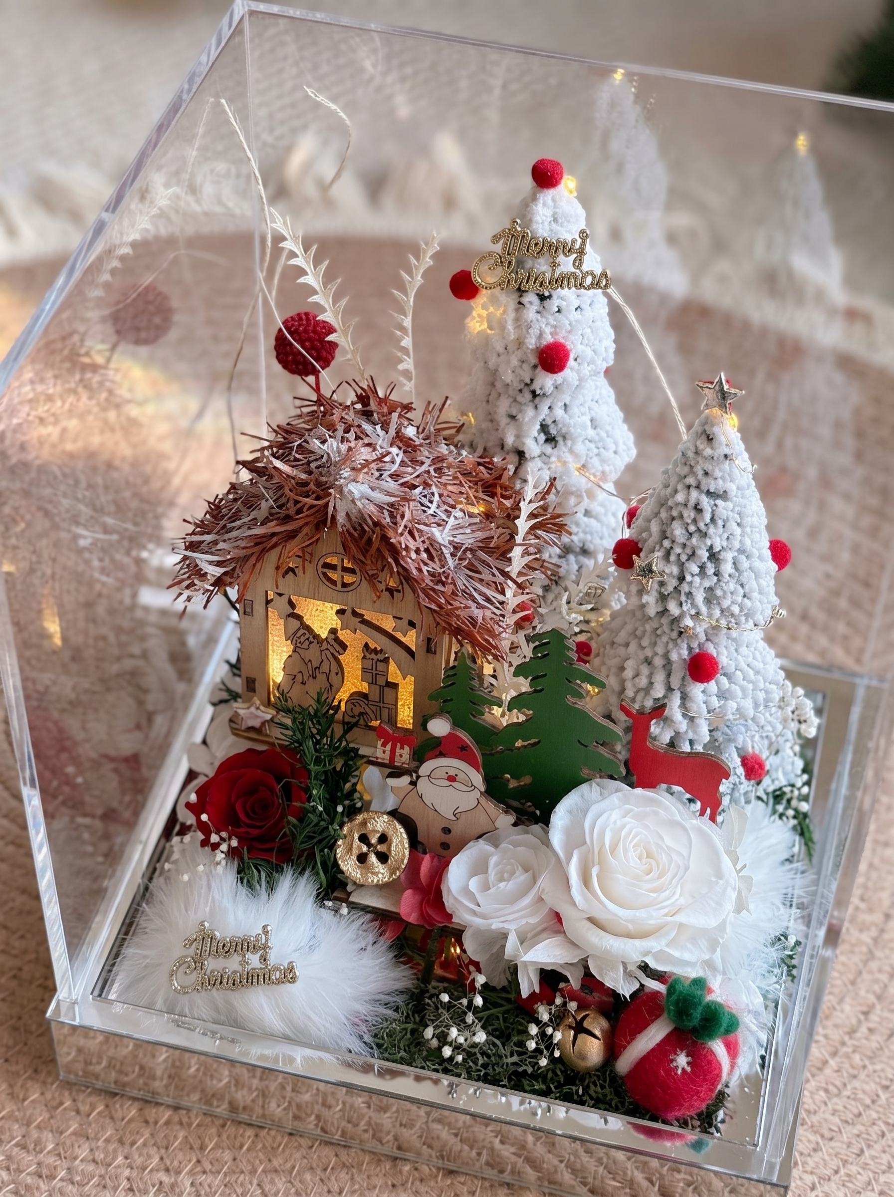 Christmas Snow House